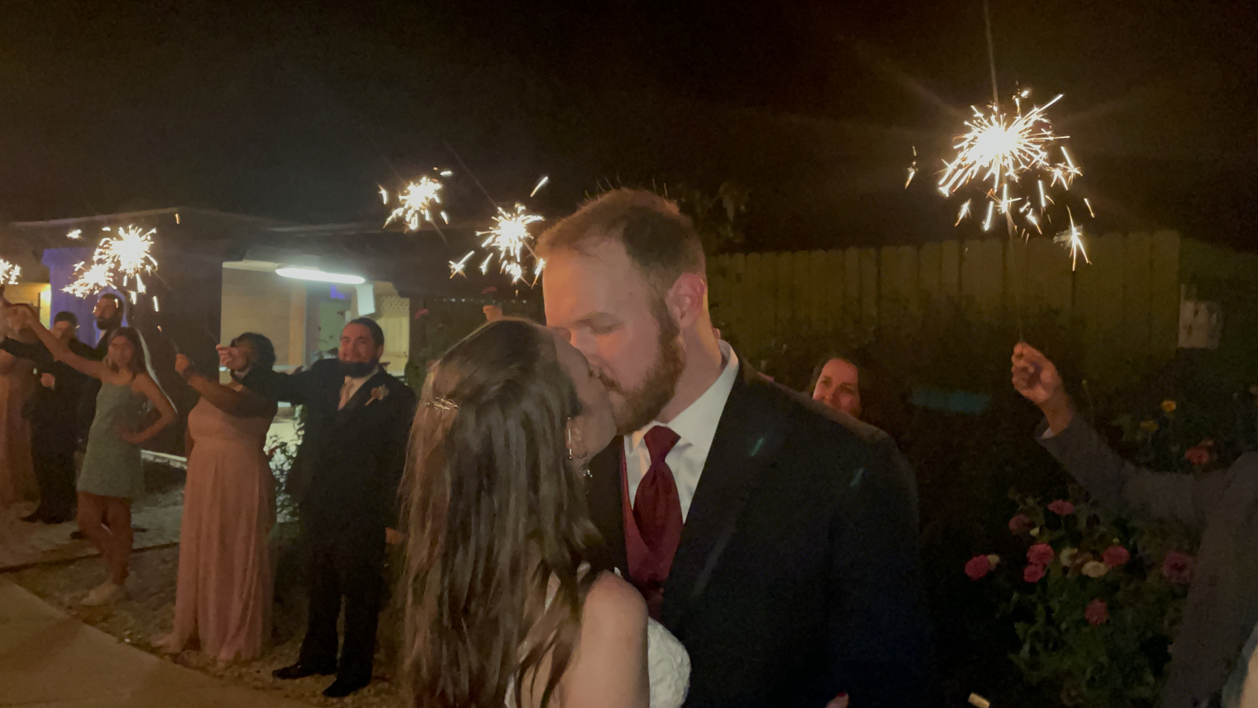 French-Schue Sparkler Sendoff DJ Rock My World.com