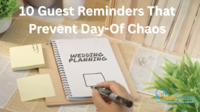 Hand Checking Wedding Planning
