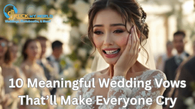 10 Meaningful Wedding Vows That’ll Make Everyone Cry - DJ Rock My World