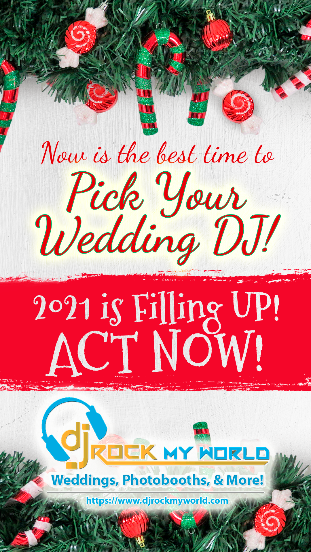 2021 Wedding Dates are Filling Up! Pick Your DJ now!