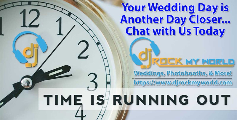 Book Your Wedding DJ/MC Entertainment for 2026 and 2027…NOW!