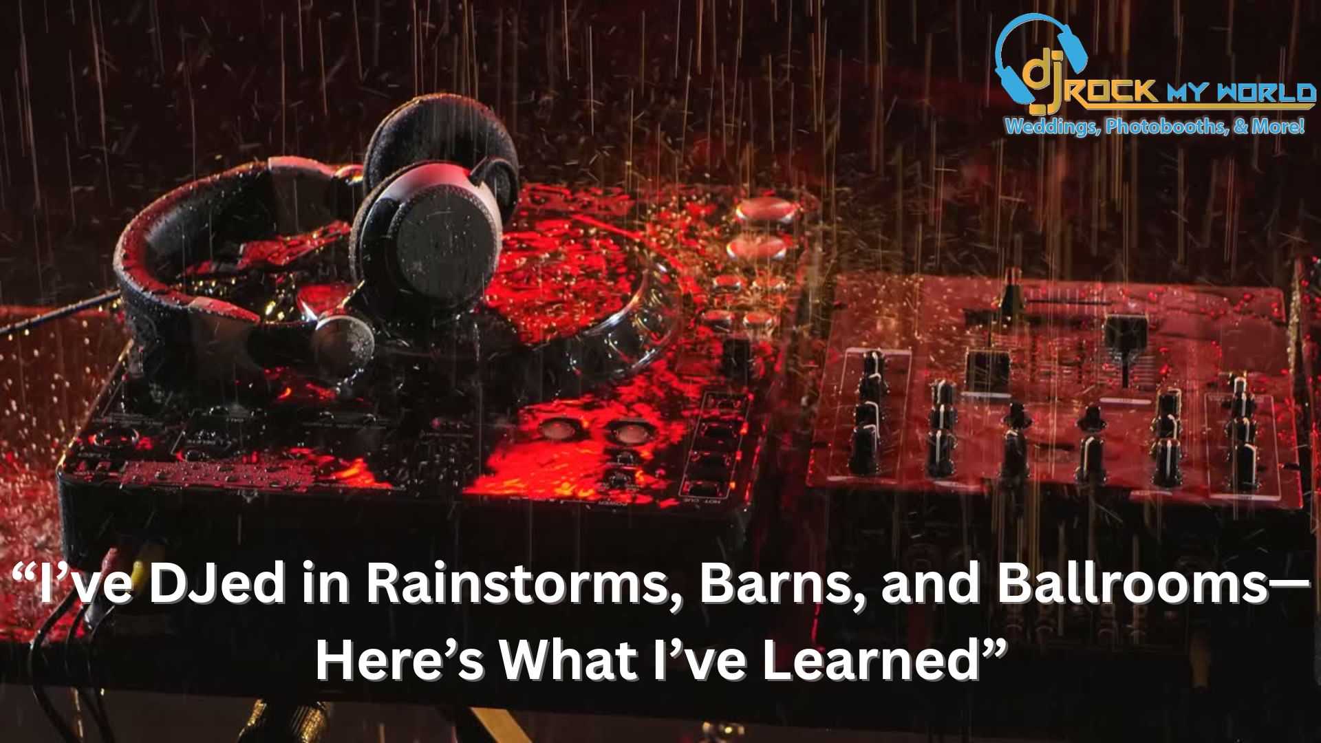 �I�ve DJed in Rainstorms, Barns, and Ballrooms�Here�s What I�ve Learned�