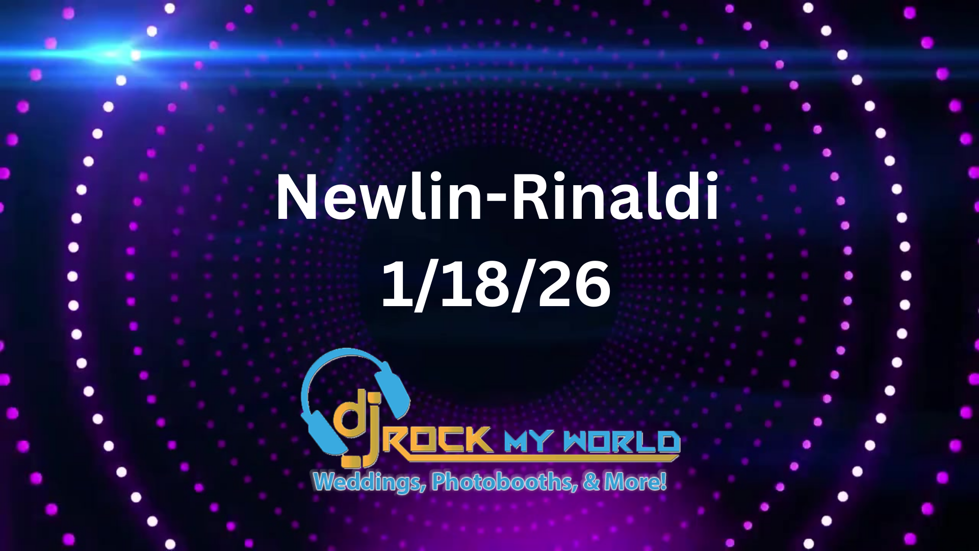 Newlin-Rinaldi Wedding at the Cornerstone on 1/18/26