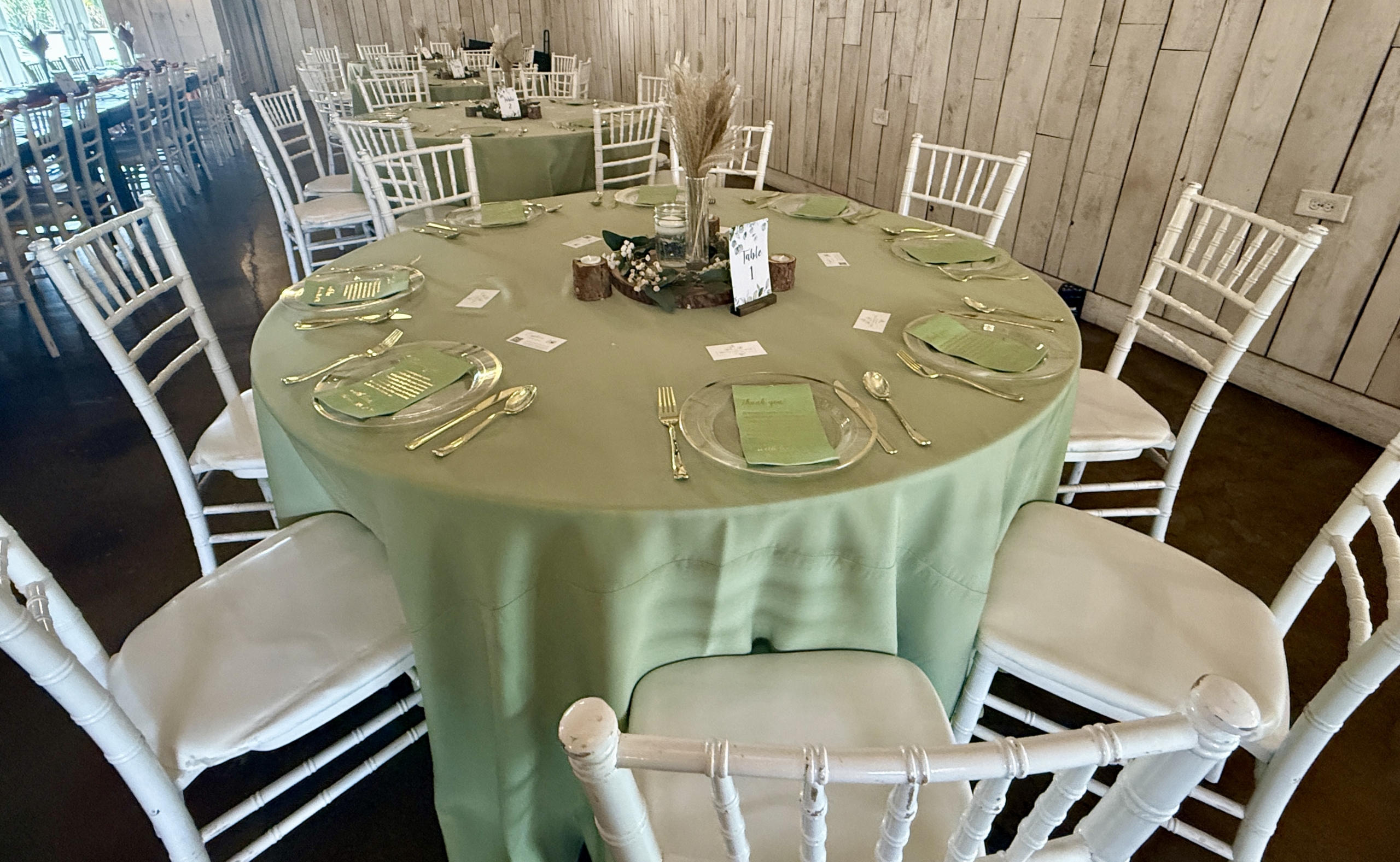 Sloan-Dean Inside Table Setup